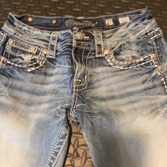 Miss Me size 27 Capri jeans - Picture 2 of 4